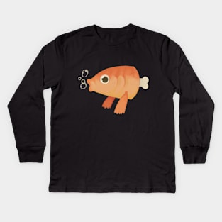 Fish Head Kids Long Sleeve T-Shirt